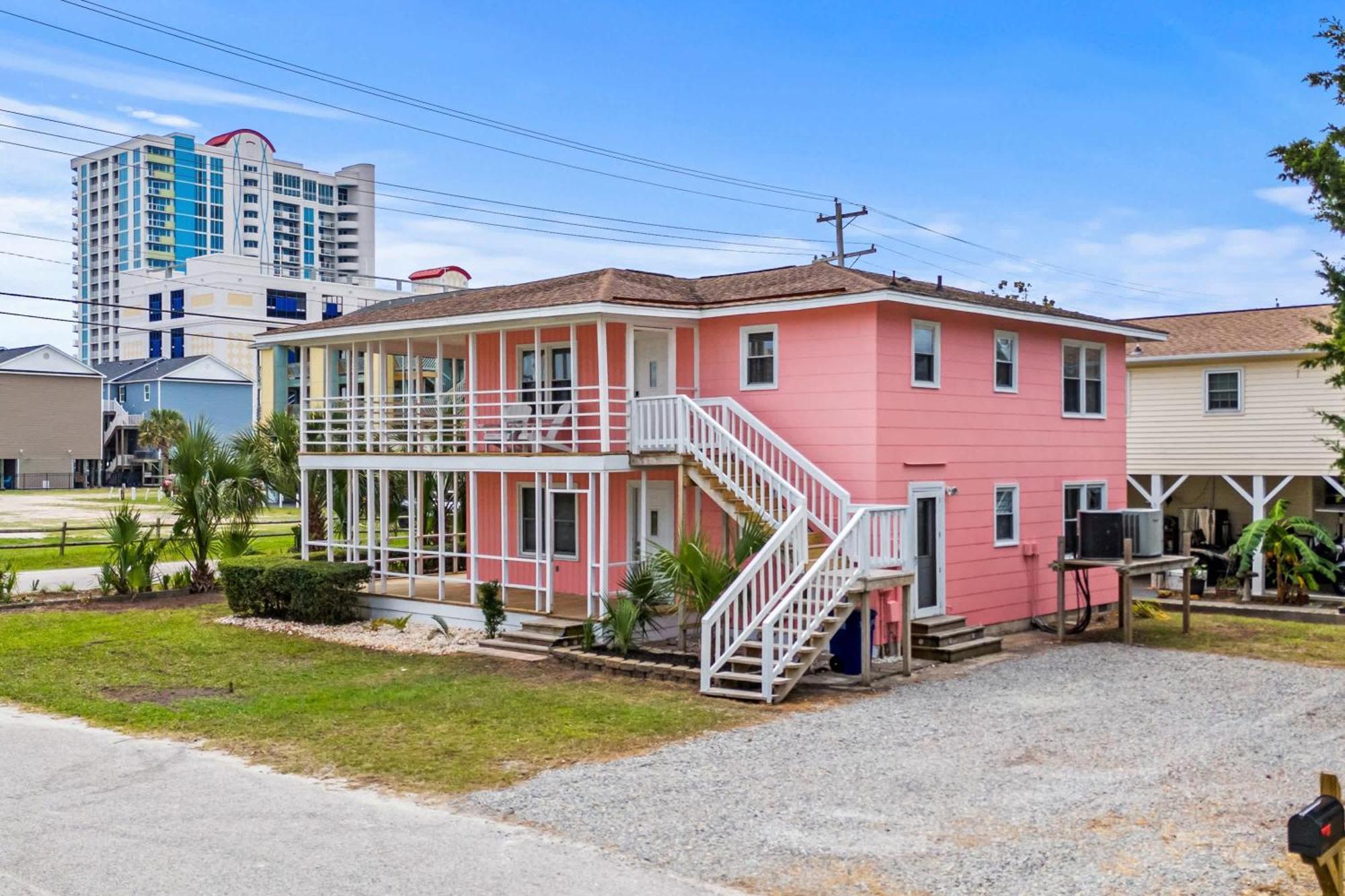 Апартаменты Pink Flamingo Миртл-Бич Экстерьер фото